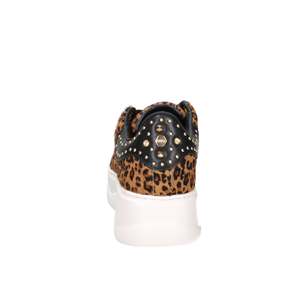 Sneakers Donna Cult CLW464000 Marrone con Stampa Leopardata e Suola Chunky - Product Image 4