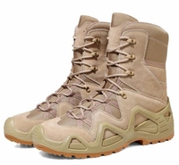 Bottes de sécurité hautes pour l'extérieur, antidérapantes, résistantes à l'usure, bottes de randonnée, bottes tactiques d'entraînement pour hommes