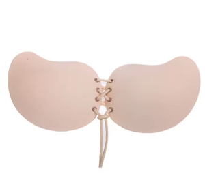 Wholesale Backless Self-Adhesive Seamless Sticky <strong>Bra</strong> <strong>Strapless</strong> Sweat-proof Durable Mango Cup Drawstring Sponge <strong>Bra</strong> - Product Image 3