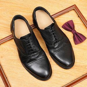 Nouvelles Chaussures en Cuir Véritable pour Hommes à Lacets, Grande Taille, Style Décontracté et Habillé, Chaussures en Cuir Décontractées pour Hommes - Product Image 4