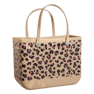 <span class=keywords><strong>Bolsa</strong></span> de Playa de EVA con Estampado Animal, Impermeable, de Goma, con Patrón de Leopardo/Guepardo, Gran Capacidad - Product Image 5