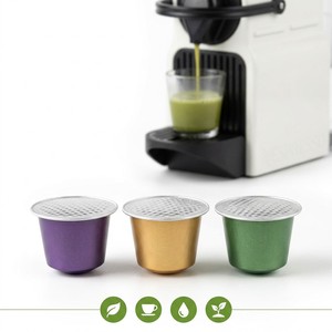 Capsules de Matcha Premium pour Machine à Expresso – Qualité Barista, Thé Vert Instantané – Fournitures Maison & Bureau, Marque Privée, OEM - Product Image 1