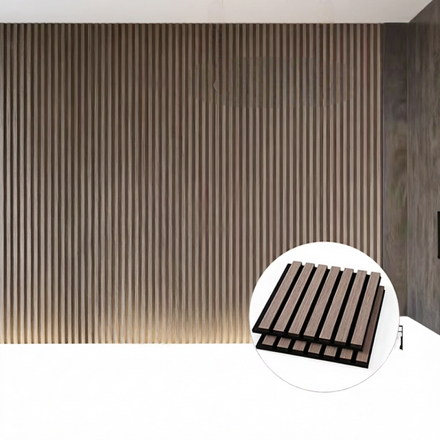 Customized Size Akupanel Soundproof Wall Panels Professional Acoustic Diffuser Wood Veneer for Recording Studio Hotel Use NRC