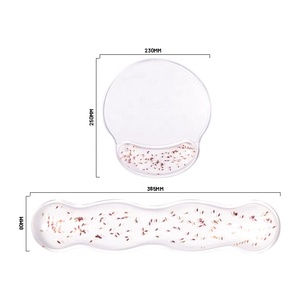 Tapis de <span class=keywords><strong>souris</strong></span> ergonomique en silicone transparent pour gamer avec repose-poignet et coussin anti-douleur pour ordinateur et <span class=keywords><strong>clavier</strong></span> - Product Image 6