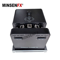 MINSENFX 10 mètres cinq têtes DMX512 contrôle électrique fer feu scène Machine lance-flammes effet pour fête projecteur DJ spectacle