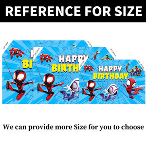 Toile de fond sur le thème de Spider-Man <span class=keywords><strong>pour</strong></span> les enfants, les garçons, les fêtes d'<span class=keywords><strong>anniversaire</strong></span>, décorations de fête - Product Image 4