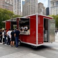 Food Truck Italien Personnalisé de Rue, Hot-Dog, Pizza, Burger, Barbecue au Charbon de Bois, Kebab Doner, Remorque Alimentaire avec Cuisine Complète