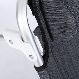 Silla de playa plegable moderna para exteriores, cómodo portavasos con respaldo, marco de aluminio de tela Oxford duradero para uso en parques y jardines - Product Image 4