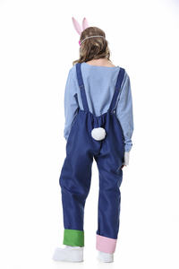 खरगोश के माता-पिता बाल प्रदर्शन वेशभूषा किंडरगार्टन छोटे सफेद खरगोश प्रदर्शन कपड़े कार्टून पशु वेशभूषा - Product Image 5