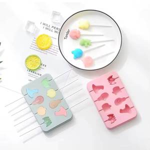 Moules en silicone pour sucettes en forme de dessin animé, réutilisables, pour la fabrication de bonbons, de whisky et de glaces - Product Image 3