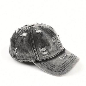 Casquette de baseball vintage en gros, casquette en jean style « Dad Hat » personnalisée, casquette et chapeau délavés et usés, casquette de baseball pour homme - Product Image 6