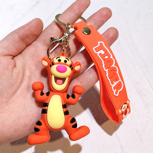 Portachiavi <span class=keywords><strong>Winnie</strong></span> <span class=keywords><strong>the</strong></span> <span class=keywords><strong>Pooh</strong></span>, Figura Cartoon, Clip per Borsa, Portachiavi per Auto, Regalo - Product Image 6