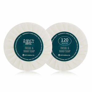 Savon de toilette parfumé blanc pour hôtel, soins de la peau, parfum personnalisé, poids personnalisable pour voyage, avec votre logo, durée de conservation 24-36 mois - Product Image 1