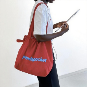 Sac de shopping pour femme en nylon, fait main, personnalisé, écologique, réutilisable, certifié CE, motif lettres tendance - Product Image 2