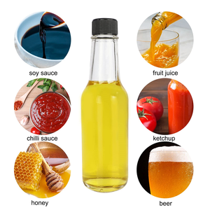 Stock pas cher en verre clair <span class=keywords><strong>tabasco</strong></span> bouteille 5oz 150ml sauce piquante woozy bouteille en verre avec la preuve de fuite bouchon à vis et compte-gouttes - Product Image 6