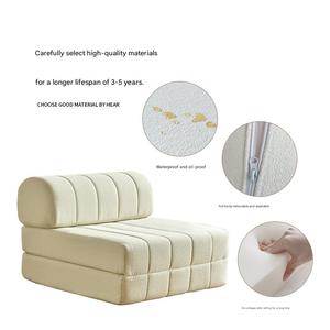 Canapé-<span class=keywords><strong>lit</strong></span> pliable Kino pour salon, résistant à l'eau, anti-salissure, lavable, en fil bouclé, mobilier de salon - Product Image 3