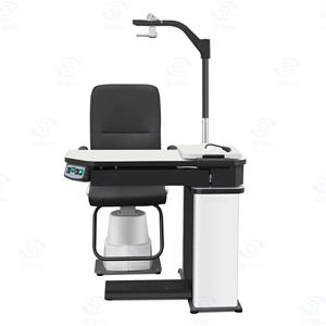SJ Optics CS-530 Kombinierte Untersuchungseinheit aus Stuhl und Tisch mit schwenkbarem Tisch und höhenverstellbarem Stuhl für Sehtests - Product Image 1