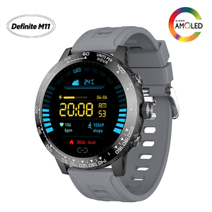 นาฬิกาสมาร์ทวอทช์ GPS BT รุ่น M11-303 หน้าจอ AMOLED 1.5 นิ้ว กันน้ำ 3ATM แบตเตอรี่ใช้งานได้นาน สำหรับทุกเพศ  ติดตามการออกกำลังกาย ขายดีบน TikTok สีเงิน - Product Image 2