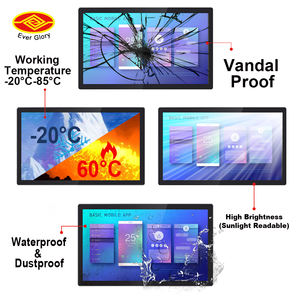 15 32 Inch Embedded Industrial Touch Panel Display Anti Dust Waterproof Dustproof Rugged <strong>LCD</strong> Touch Screen <strong>Monitor</strong> <strong>With</strong> <strong>VGA</strong> HMI - Product Image 5