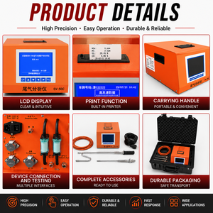 Analyseur d'émissions de fumée portable pour véhicules diesel, analyseur de gaz d'échappement, <span class=keywords><strong>opacimètre</strong></span> - Product Image 5
