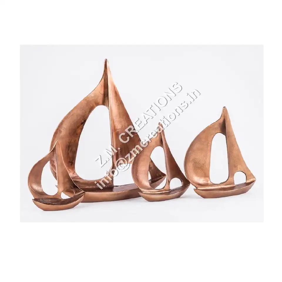 Ship Sculpture Copper Antique Festival Celebration Gift Home Decor Items New Product Hot Selling Good Quality New Arrivals