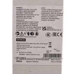 Interrupteur rotatif 3LD2013-0TK53, interrupteur de déconnexion principal industriel pour l'isolation électrique des armoires de commande - Product Image 5