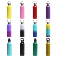 32oz 304 RVS Vacuümfles met handvat, 12-24 uur thermische isolatie, lekvrij, BPA-vrij, op maat gemaakte cola-vorm, sportfles