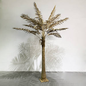 Plante Artificielle en Soie Dorée Personnalisée : <span class=keywords><strong>Bananier</strong></span>, Cocotier, Tournesol, Cactus – Décoration Intérieure Colorée - Product Image 3