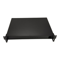 1U 19 İnç Alüminyum Raf Montajlı Kasa Panel Tasarımı Ultra Kısa 200mm 300mm 400mm ATX EATX Amplifikatör Taşıma Çantası Sabit Disk PC