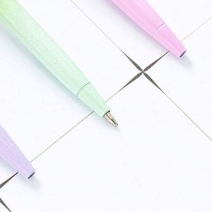 Smooth Fast Writing Metal <b>Ballpoint</b> <b>Pen</b> with Logo Black Signature 1.0mm Office & School Use Simple Style Bowknot Design - Product Image 4