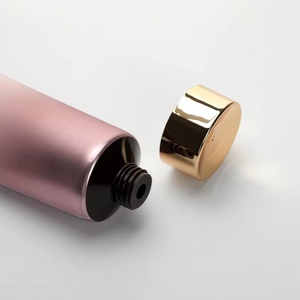 Tubo de aluminio y plástico personalizado de 100 ml y 200 ml, tubo exprimible ABL PBL con tapa de rosca dorada para crema de manos, loción, tubos de embalaje para cosméticos - Product Image 4