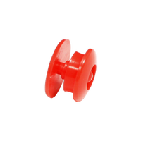 Heying STF-03 Venta Directa de Fábrica, Juego de Tornillos de Encuadernación Rojos de POM de Alta Calidad, Postes de Encuadernación con Cierre a Presión para Álbumes de Fotos