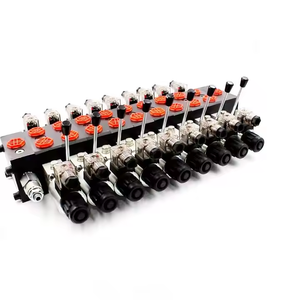 โรงงานผลิตวาล์วไฮดรอลิกโซลินอยด์แบบแยกส่วน DCV58 9 ช่อง  รับผลิตตามแบบ OEM - Product Image 2