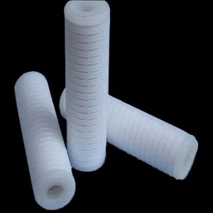 Fiabilité 30 pouces cartouche plissée hydrophile de fluorure de polyvinylidène de compatibilité chimique - Product Image 1