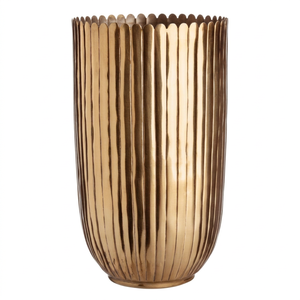 Jarrón de mesa art déco hecho a mano de hierro para plantas de interior y exterior, decoración del hogar, mesa - Product Image 1