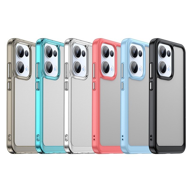 Transparent Armor Case for OPPO Reno13 Pro A80 A60 4G Find X8 Pro K12 Plus A3 Pro F27 Rugged Duty Protective Cover Clear Shell