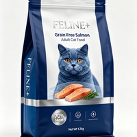 Sac en plastique personnalisé OEM pour aliments pour animaux, anti-fuite, résistant aux perforations, pour aliments pour animaux humides, emballage sous vide partiel