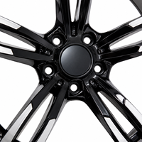 Vente chaude usine – Jantes en alliage moulé noir brillant AL 18-19 pouces 5x120 pour voitures de tourisme, ajustement précis pour modèles BMW populaires