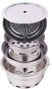 Bảng Top thương mại Hàn Quốc BBQ nướng than grills - Product Image 5