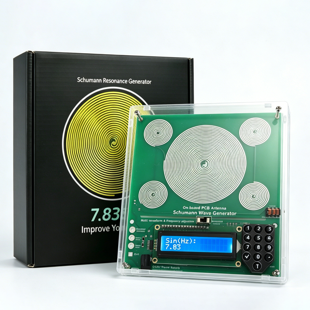 0.01Hz~100000Hz Frequency Adjustable Modulation Schumann Wave Generator Multi-waveform Five-loop Signal Generator