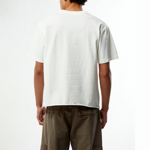 เสื้อยืดคิงเซ็นคุณภาพสูงทรงปกติสำหรับผู้ชาย สีพื้น ผ้าฝ้าย 100% ระบายอากาศได้ดี แห้งเร็ว เป็นมิตรกับสิ่งแวดล้อม เหมาะสำหรับฤดูร้อน สไตล์สตรีท - Product Image 5