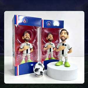 <span class=keywords><strong>Mini</strong></span> figurine Argentine, statue de joueur de football, version Paris Saint-Germain, statue de collection en PVC premium pour les fans - Product Image 2