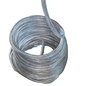 خرطوم شفط مياه وزيت شفاف مرن ومتين من البولي فينيل كلوريد (PVC) معزز بأسلاك فولاذية بطول مخصص لتطبيقات الري والهواء - Product Image 5