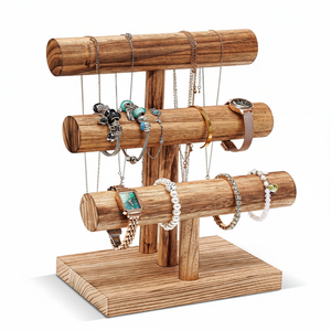 Premium Wooden Jewelry Stand Handmade Smooth Finish Wholesale <b>Deals</b> - Product Image 1