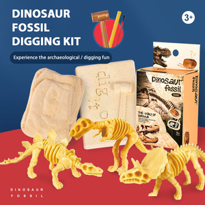 Excavation géologique <span class=keywords><strong>d</strong></span>'œufs <span class=keywords><strong>de</strong></span> dinosaures, module <span class=keywords><strong>fossile</strong></span> pour enfants, tige éducative précoce, bricolage, jouets du monde des dinosaures - Product Image 3