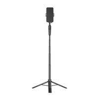 Bâton de Selfie de téléphone portable intelligent pliable de haute qualité avec fonction 3-en-1 support de trépied de télécommande sans fil Flexible