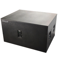 Haut-parleurs professionnels INSIGAI Dual 18 pouces haute puissance 8000W 4000W 2000W, caisson de basses double 18 pouces