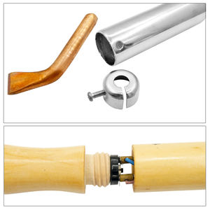 Fer à souder lourd avec manche en bois, coudé en cuivre, haute puissance, 100W, 150W, 200W, 300W - Product Image 5