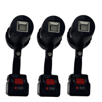 Lampe UV 50W/80W/150W 365nm, lumière ultraviolette LED haute puissance pour inspection industrielle, lampes UV portables rechargeables