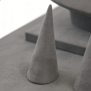 Expositor de Joyería de Microfibra Personalizado de Lujo, Juego de Soportes para Exhibición de Joyería - Product Image 5